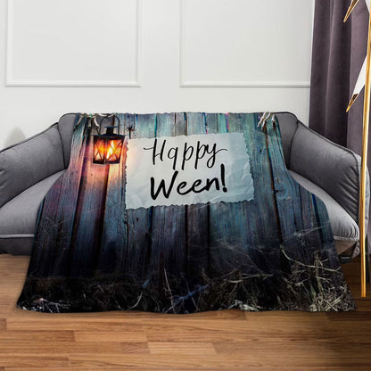Halloween Kitchen Decor and Accessories Polyester-Cotton Blend Non Slip Mat 4Th of July Outdoor Mat, Cute Blanket Lightweight Throw Women Men Soft Cozy Sofa Living Room Bed Kids Girls Boys All Season