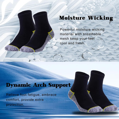 Copper Infused Quarter Socks Improve Foot Health Odorfree Sweatproof