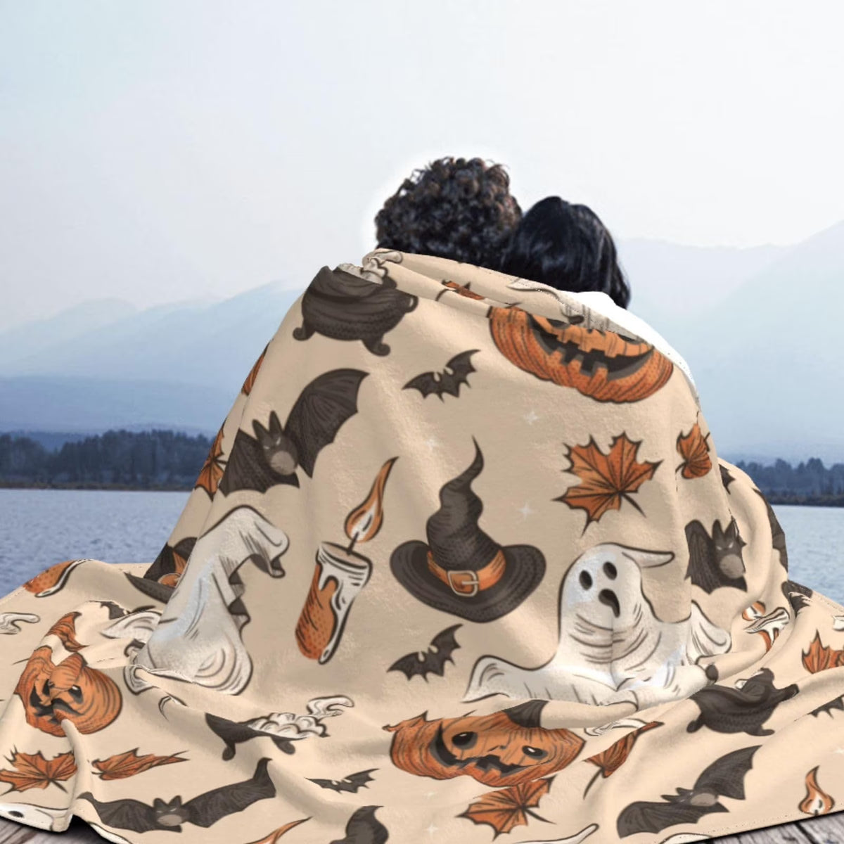 Halloween Kitchen Decor and Accessories Polyester-Cotton Blend Non Slip Mat 4Th of July Outdoor Mat, Cute Blanket Lightweight Throw Women Men Soft Cozy Sofa Living Room Bed Kids Girls Boys All Season