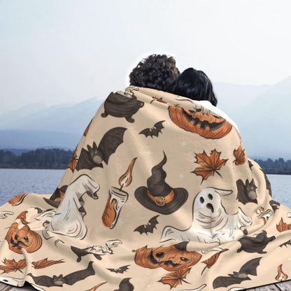 Halloween Kitchen Decor and Accessories Polyester-Cotton Blend Non Slip Mat 4Th of July Outdoor Mat, Cute Blanket Lightweight Throw Women Men Soft Cozy Sofa Living Room Bed Kids Girls Boys All Season