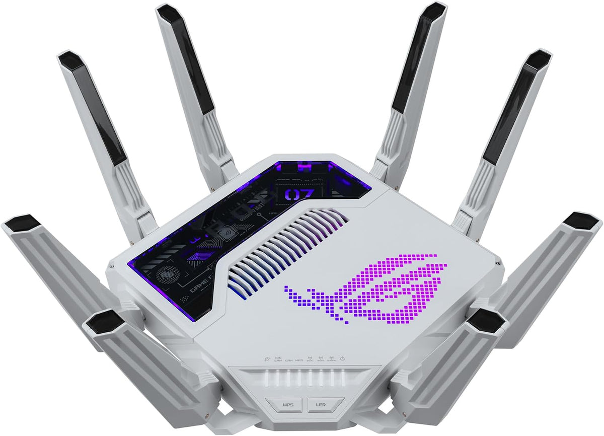 ASUS GT-BE19000AI Tri-Band Wifi 7 AI Gaming Router - 10G, Game Boost
