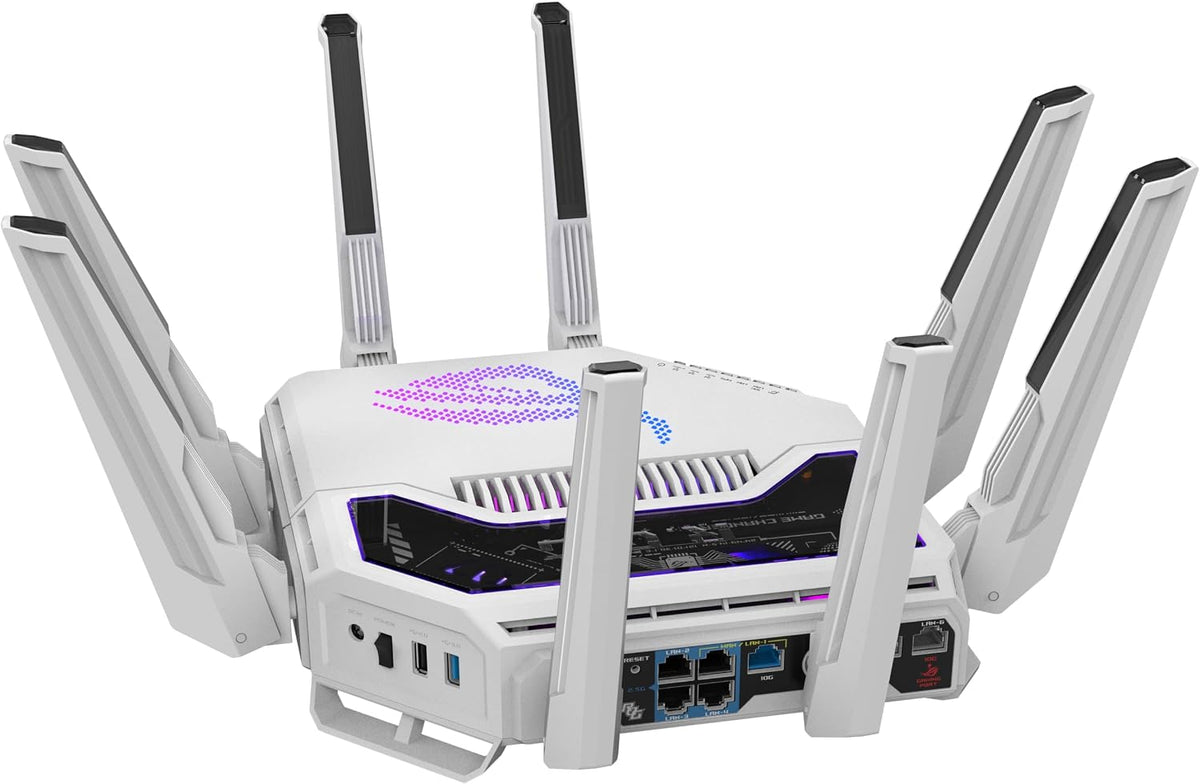 ASUS GT-BE19000AI Tri-Band Wifi 7 AI Gaming Router - 10G, Game Boost