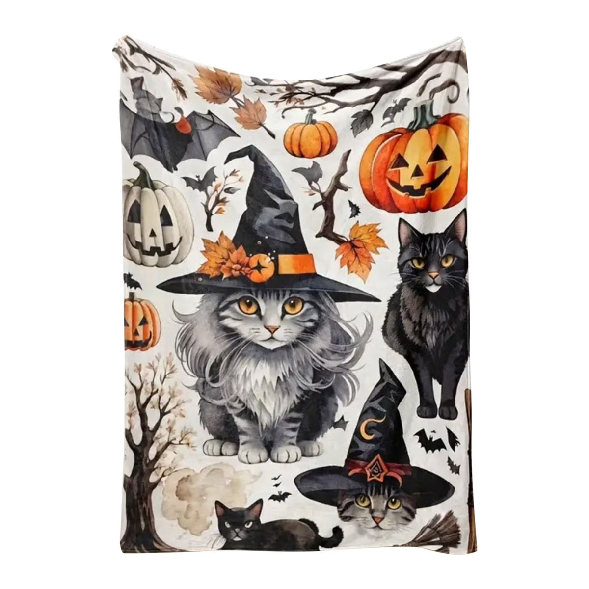 Halloween Kitchen Decor and Accessories Polyester-Cotton Blend Non Slip Mat 4Th of July Outdoor Mat, Cute Blanket Lightweight Throw Women Men Soft Cozy Sofa Living Room Bed Kids Girls Boys All Season